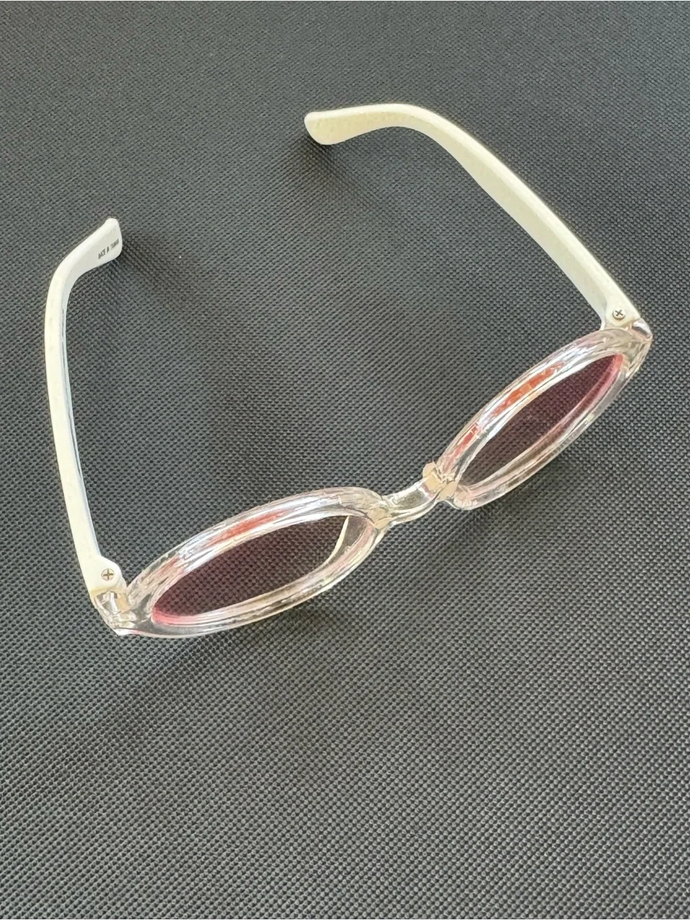 Janie and Jack Pink and Clear Infant Toddler Kids Sunglasses, Set of 2, GUC